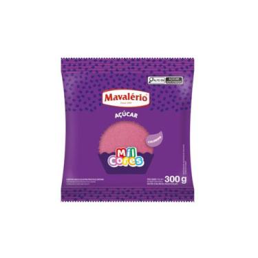 Imagem de Açúcar colorido mil cores 300g mavalério, Rosa