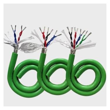 Imagem de Equipamentos de comunicação 8 10 12 14 core Twisted Shielded Wire Servo Encoder Cable Luminum Foil Shielding Braided 485 Meshsignal Control Power Cable Fios e cabos(10 core 0.2mm2)