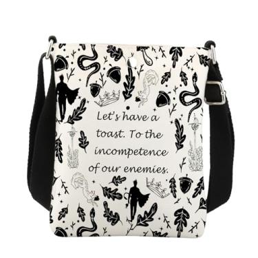 Imagem de Cruel Prince Bolsa transversal Cruel Prince Mercadoria Folk of the Air Presentes Fantasia Romance Livro Amante Presentes Livres Presentes Livres Bolsa Sling Bag, Branco