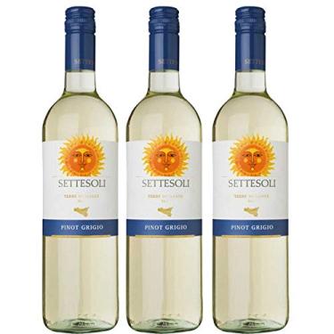Imagem de Kit 3x Vinho Branco Italiano Settesoli Pinot Grigio 2019