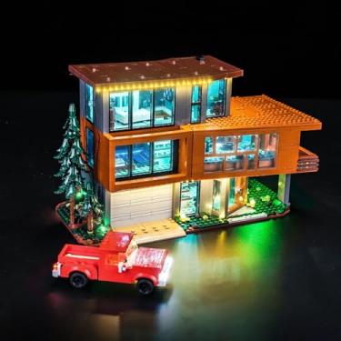Imagem de BrickBling Apenas luz LED, compatível com Lego Twilight The Cullen House 21354 - Apenas luzes, não vêm com modelo (versão clássica de luz)