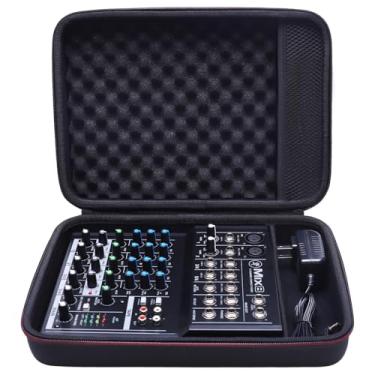 Imagem de L LTGEM Estojo Rígido Para Mixer Ltgem Para Mackie Mix8 / Mackie Profx6V3 / Behringer Flow 8 Compact Mixer, Bolsa Protetora Para Transporte E Armazenamento