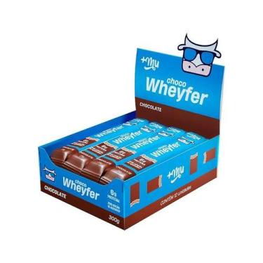 Imagem de Choco wheyfer sabor chocolate - display 12unid 300gr + mu - +Mu