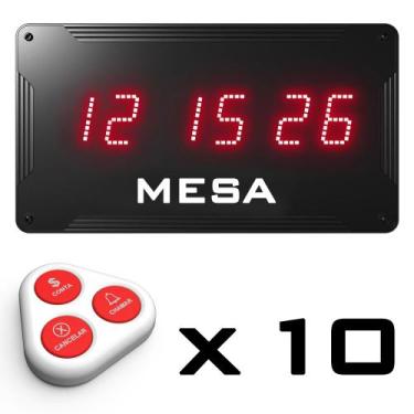 Imagem de Painel Chama Garçom Restaurante + 10 Controles de Mesa - Michelangelo