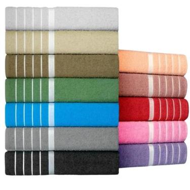 Imagem de Toalha Banho Luxo Grande  Cores Variadas - Venan Oliver