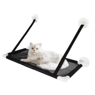 Imagem de Cama de Segurança de Gatos Cama Ensolarada Com Copos de Sucção para Gatos Segure até 10 Kg 22 Libras de Gato Janela Gato Janela Hammock Alerch Space e Segurança 60 X 35 X 35cm