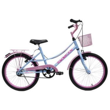 Imagem de  Bicicleta Aro 20 Bike Infantil Feminina Retrô Saidx Belinha, Azul bb 