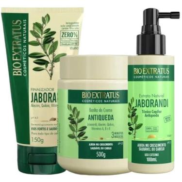 Imagem de Kit Jaborandi finalização capilar e controle de queda 1 Banho 500ml 1 