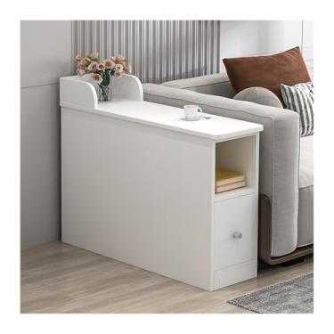 Imagem de Armário lateral de sofá Sala de estar pequena mesa lateral sofá aparador armário lateral sanduíche armário estreito ao lado da luz mesa de canto de luxo mesa de cabeceira mesa de café Armário de armaz