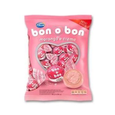 Imagem de Bombom Bonobon Morango e Creme 750g - Arcor