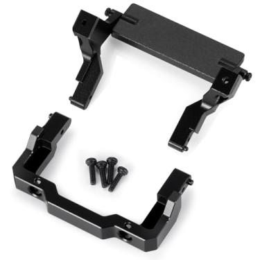 Imagem de MORLORDY Aluminum Alloy RC Front Bumper Mount & Rear Body Shell Mount for SCX24 Base Camp 1/24 RC Crawler Car Upgrade Parts