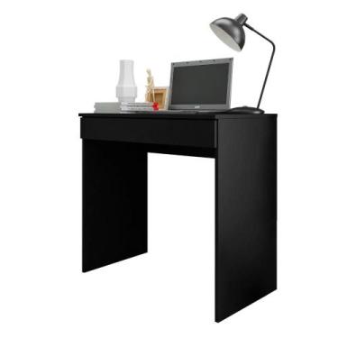 Imagem de Escrivaninha Mesa para Computador Multiuso com Gaveta Alexia Preto- MA