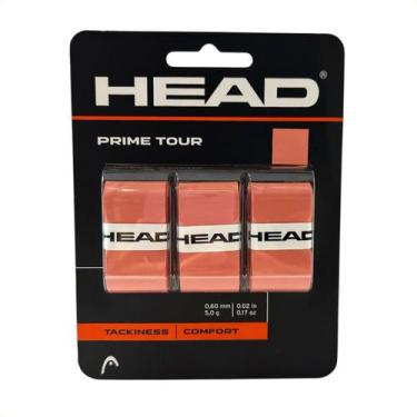 Imagem de Overgrip Head Prime Tour Salmão Pack com 3 Unidades
