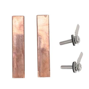 Imagem de 2PCs Folha de ânodo de Cobre Puro, Faixa de Eletrodo de Cobre de Alta Pureza para Revestimento e Eletroplicação,Eletrodos de Cobre de Piscina para a Câmara de Ionizador de Potência