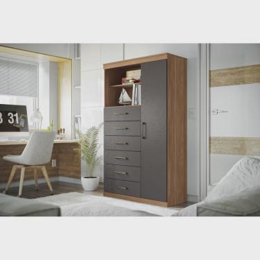 Imagem de Multi-Cômoda 1 Porta 6 Gavetas Marabá