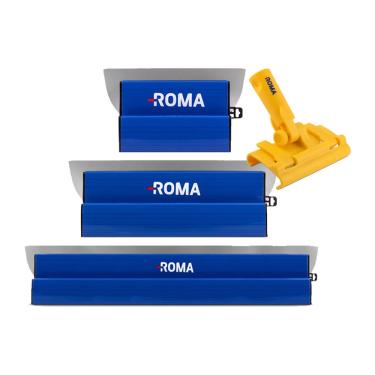 Imagem de Desempenadeira Berox Aço Inox 25cm 40cm 60cm + Suporte