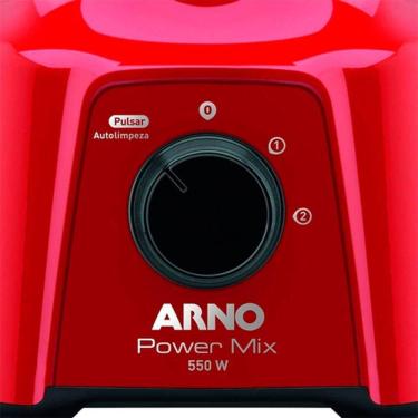 Imagem de Liquidificador Arno Power Mix Lq11 550w Vm Vermelho 110v