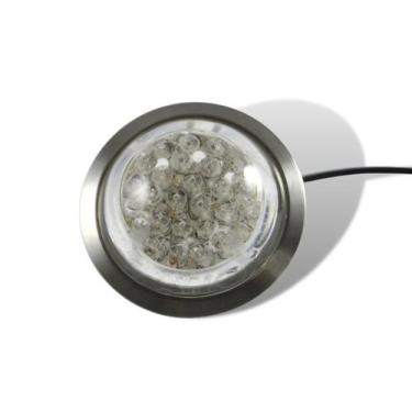 Imagem de Kit C/02 Canhões Rgb Encaixe C/Fonte E Cntr Rem Acab. Aço - Kawoa