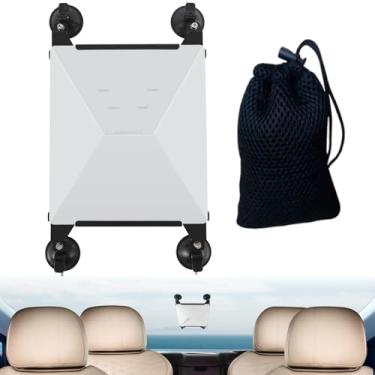 Imagem de UISKOOPW Starlink Mini Suporte para carro – Painel de sucção, janela, painel, teto solar e suporte de teto para veículos, kit de montagem base de suporte compatível com Starlink Mini acessórios