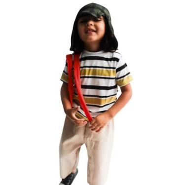 Imagem de Fantasia Infantil Chaves e Chapolin - RR Store, Chaves 5 á 6 Anos