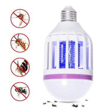 Imagem de Luz Uv Led Mata Mosquitos Pernilongos Luminária 15w - POTENTE