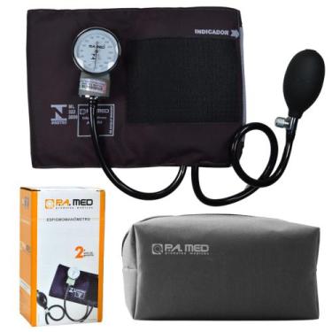Imagem de Aparelho Pressao Esfigmomanometro Aneroide Manual Obeso - Love Saude, 