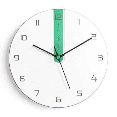 Imagem de XFNVXC Quartos, cafés, locais públicos, relógios de parede minimalistas, relógios de sala de estar, relógios decorativos, atmosfera criativa, personalidade, casa (cor: Black-Soul Eater1) Visão