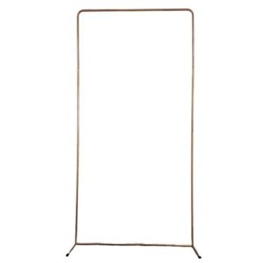 Imagem de Suporte Arco Retangular Dourado 2,00x1,00 Desmontável - JJDecorfer