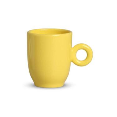 Imagem de Caneca Bojuda Colors 230mL - Cerâmica Regina, Amarelo