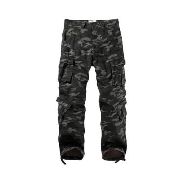 Imagem de Calça Cargo Militar Masculina - Camuflada, 8 Bolsos, Casual (AKARMY), 