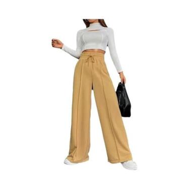 Imagem de Calças Esportivas Femininas Soltas - Modelagem Larga e Confortável par