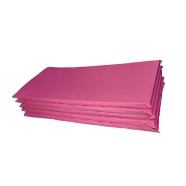 Imagem de Kit 05 Colchonete Academia Profissional Tamanho 90cm x 40cm x 3cm - Musculação, Yoga, Fisioterapia, Pilates, Ginástica e Artes Marciais COR ROSA