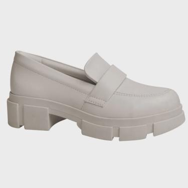 Imagem de Mocassim Loafer Tratorado Napa Off White Quiz 64-1747-20