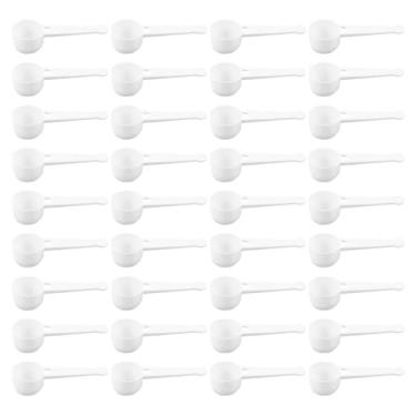 Imagem de DOITOOL 100 pçs colher de medição de plástico 10 g de cabo longo colher de café escala colheres de chá colher de sopa para leite em pó frutas em pó especiarias utensílios de cozinha