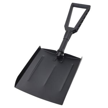 Imagem de Pá de Gelo Dobrável Com Alça Em Forma de D, Ferramenta Portátil de Remoção de Neve, Ideal para Casa e Viagens de Carro, Limpeza Industrial Versátil