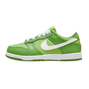 Imagem de Nike Dunk Low Pre School Chlorophyll/White-Vivid Green DH9756-301 1.5Y