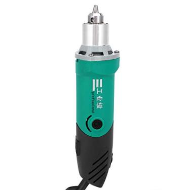 Imagem de Mini Moedor Elétrico, HT2420 480W Conjunto de Moagem Elétrica Kit de Mandril de Controle de Velocidade de Alta Potência Kit de Mandril de Corte de Jade de Vidro de Metal, Moinhos