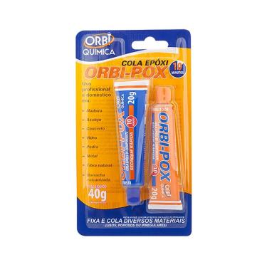 Imagem de Adesivo Epoxi Orbiepoxi Orbi Quimica Bisnaga 2x20g
