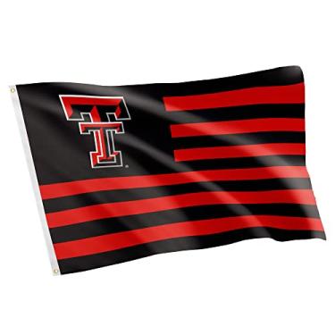 Imagem de Desert Cactus Texas Tech Flags Mountaineers App State Yosef 100% poliéster para ambientes internos e externos, 9,5 cm x 1,8 m (Design Nation)