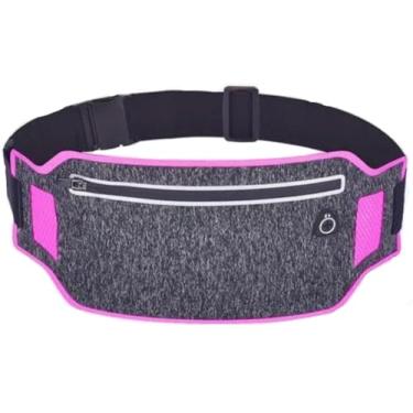 Imagem de Pochete Celular Caminhada Corrida Viagem Bike Impermeável (Rosa)