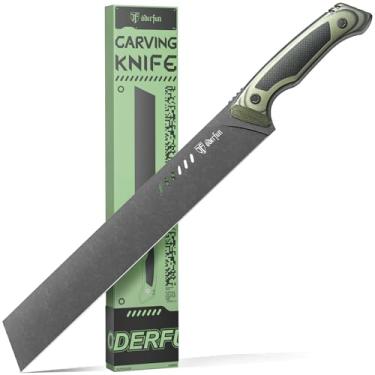 Imagem de ODERFUN Faca De Trinchar 12" - Aço Alemão Resistente À Ferrugem, Cabo Antiderrapante G10 Para Churrasco E Peito Bovino, Presunto Espanhol Peru, Chef Profissional Presente Homem