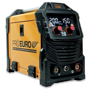 Imagem de Máquina Solda Mig 150a Sem Gás 3 Em 1 Tig Lift Eletrodo Bivolt - Pró E