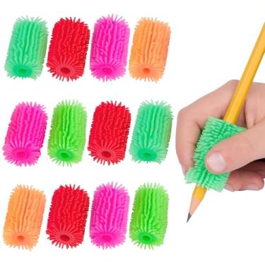 Imagem de The Pencil Grip The Classics — Auxílio ergonômico para escrita com aderência pontuda, para usuários destros ou canhotos, cores sortidas, pacote com 12 (TPG-17612)