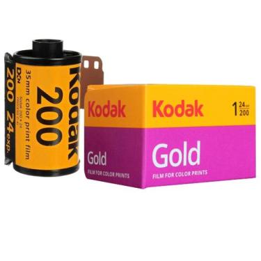 Imagem de Filme Fotográfico Kodak Gold 35mm Iso 200 Colorido 24 Poses