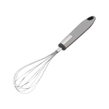 Imagem de Batedor de Ovos Fouet Manual em Aço Inox Unyhome, Cinza