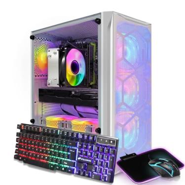 Imagem de STGAubron Desktop para jogos, AMD Ryzen 7 PRO 2700 até 4,1G, 16G DDR4, 1T SSD, GeForce RTX 2060 Super 8G GDDR6, WiFi 600M, BT 5.0, ventilador RGB x 6, teclado e mouse pad RGB, W11H64