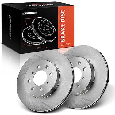 Imagem de A-Premium Rotores de freio a disco ventilados dianteiros de 10,31 polegadas (262 mm) compatíveis com modelos selecionados Honda e Acura - Civic 90-03, Civic del Sol 94-97, Fit 07-14, Insight 10-14,