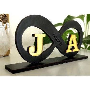 Imagem de Presente para namorados - Infinito Namorados Casamento Casal mdf 6mm A