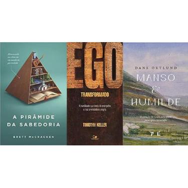 Imagem de kit 3 LIVROS A pirâmide da sabedoria + Ego transformado + Manso e humi