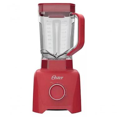 Imagem de Liquidificador Oster Ultra Black Turbo 15 Velocidades 1400w Vermelho 220V